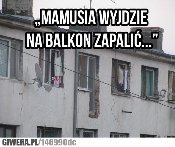 Teściowa,balkon