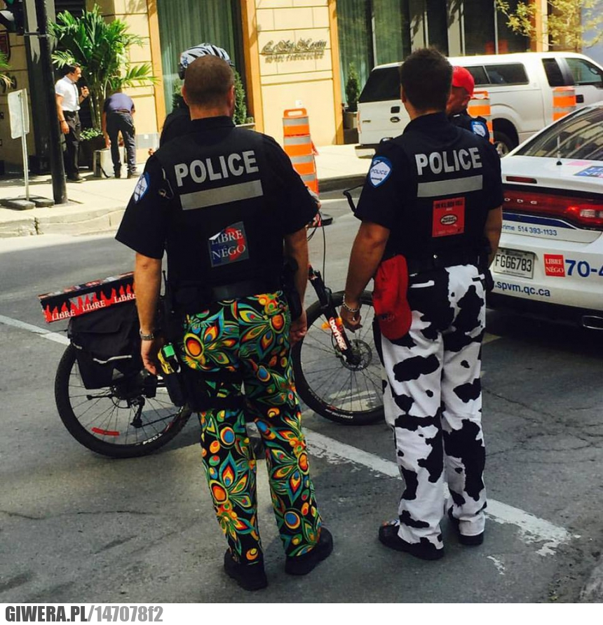 Kanada,Policja,Spodnie,Montreal