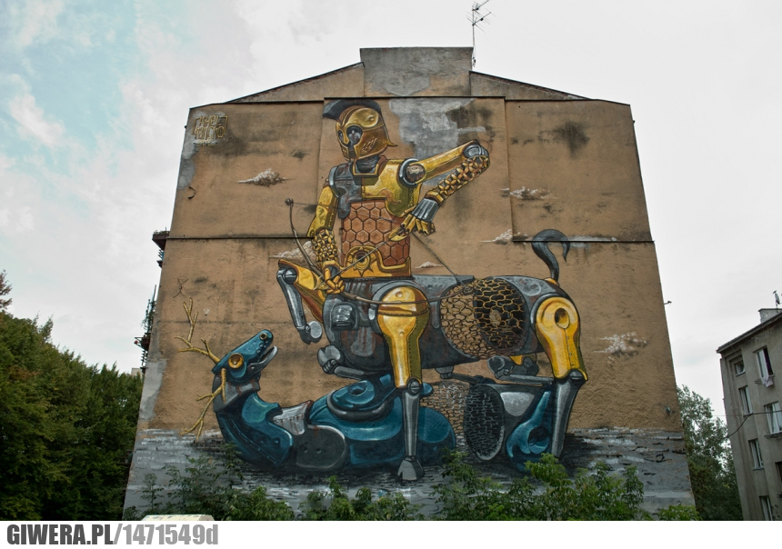 Mural,Warszawa,Street Art