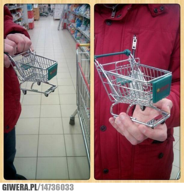 wózek,sklep,mini wózek