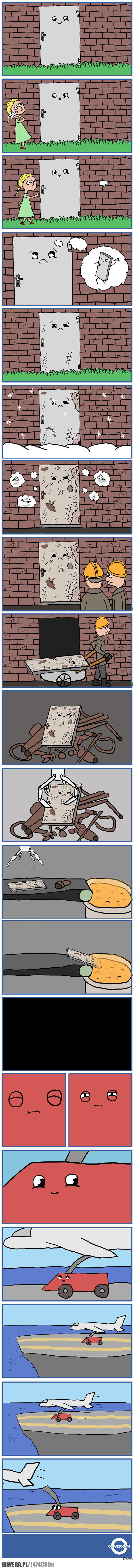 drzwi,komiks,motywacja