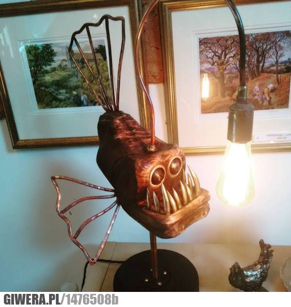 Lampa,Pomysłowa lampka,Ryba