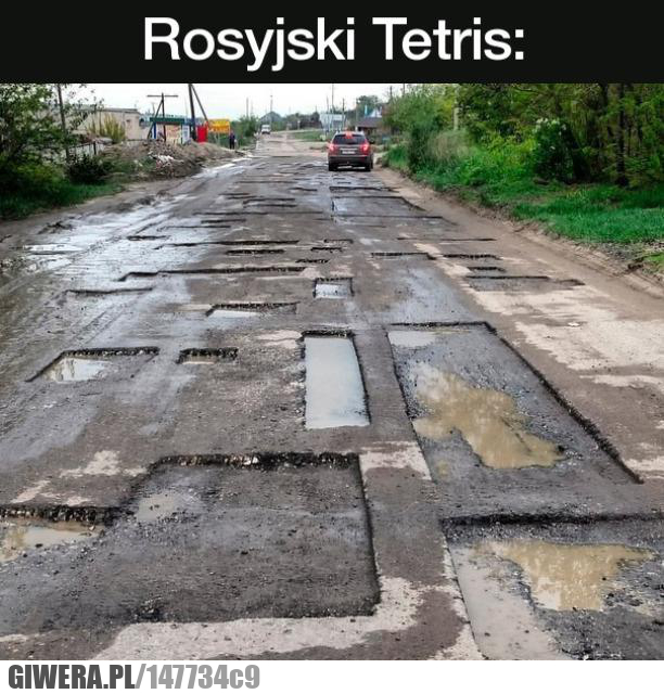 Rosyjski tetris,drogi,rosyjska droga,dziury