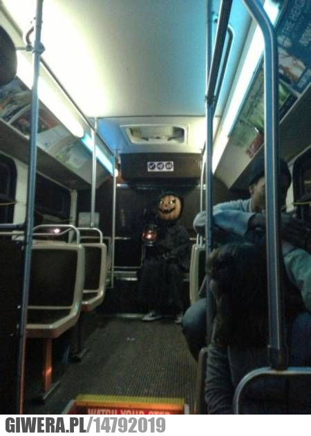 Autobus,dynia,przebranie