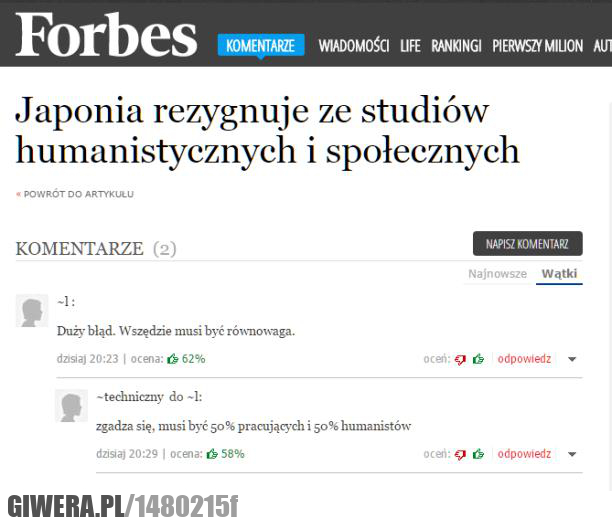 Humaniści,Studia,Japonia