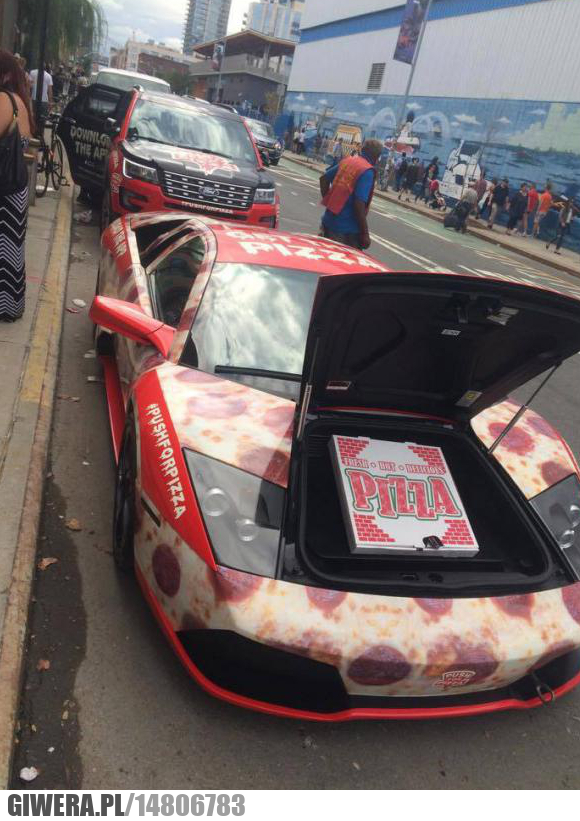 Pizza,Dostawa pizzy,ferrari