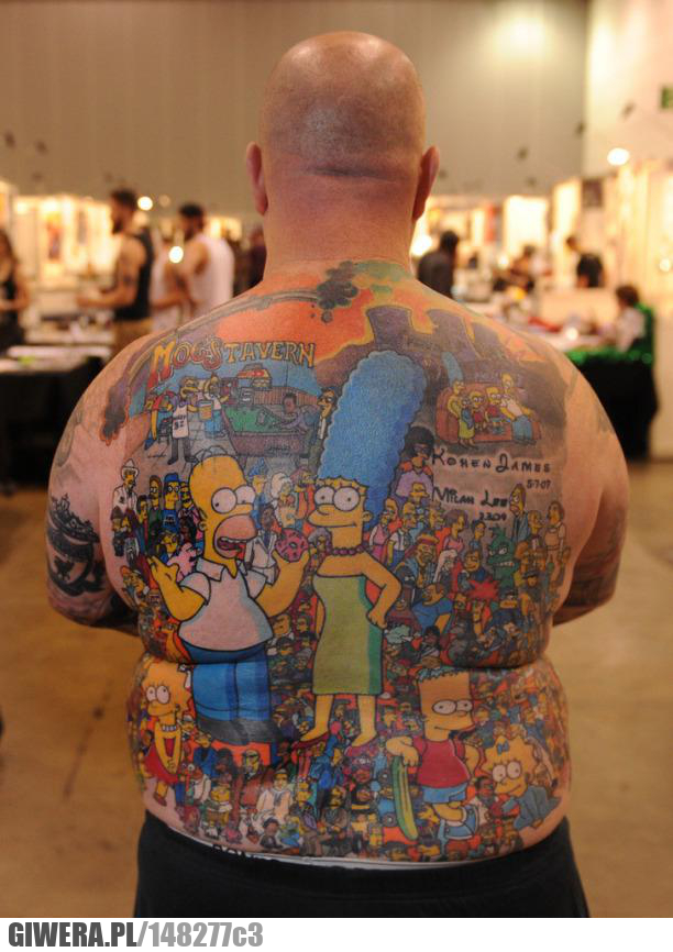 Tatuaż, Simpsons
