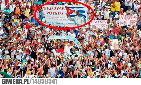 Welcome Potato,papież