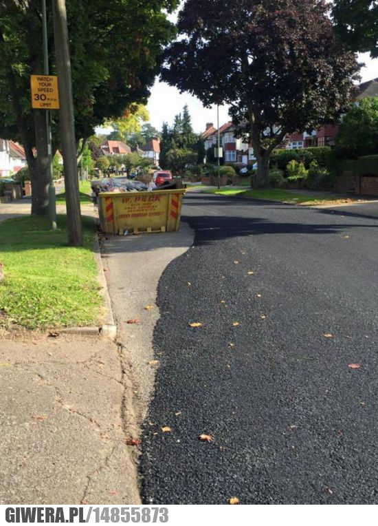 Drogowcy,lenistwo,Asfalt