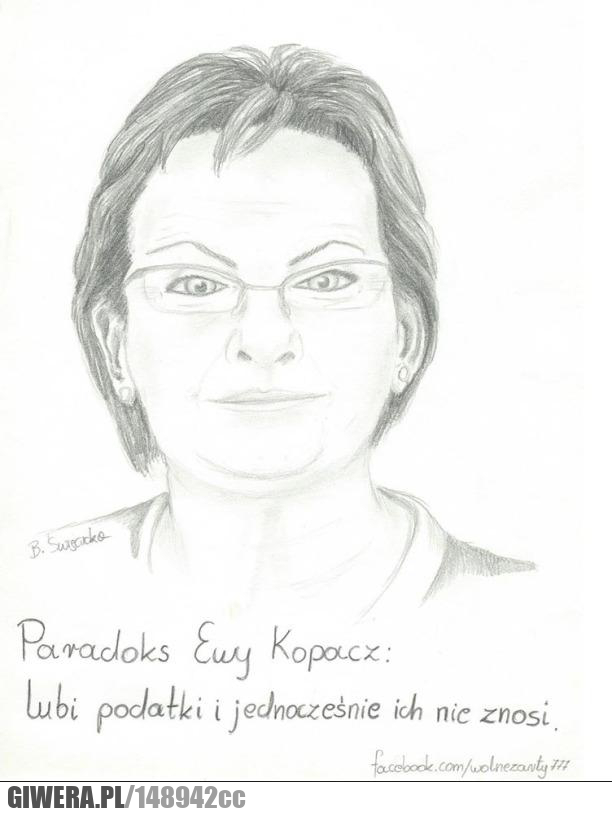 Ewa Kopacz,podatki,paradoks