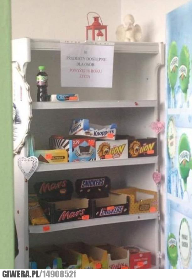 18 lat,batony,sklepik szkolny