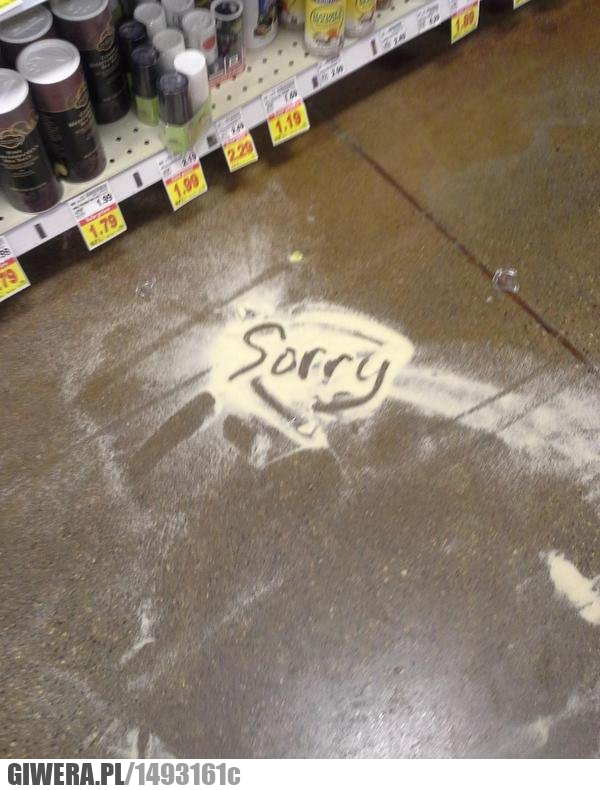 Przeprosiny,sklep,proszek