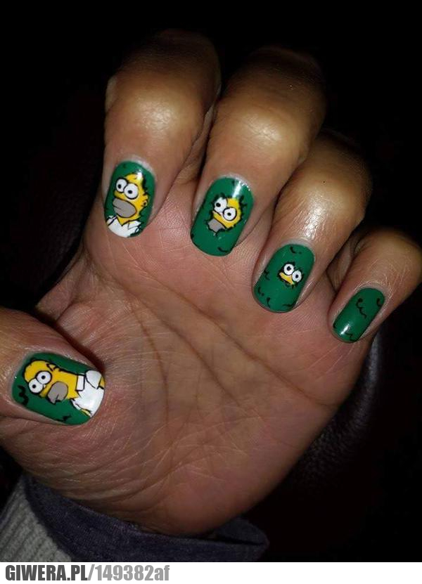 Paznokcie,Simpsons,Homer