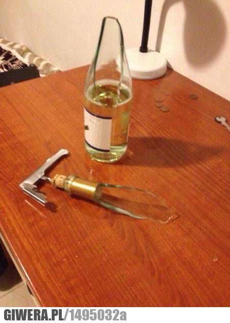 Wino,Otwieracz,Otwarte,butelka
