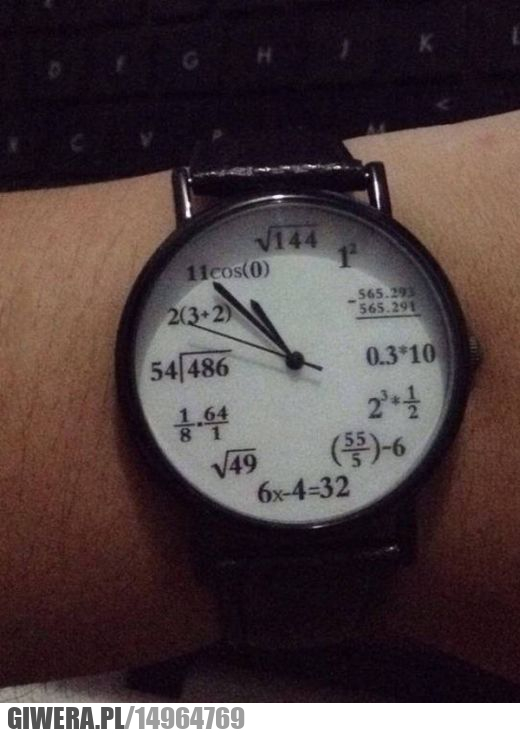 Zegarek,matematyk,matematyka