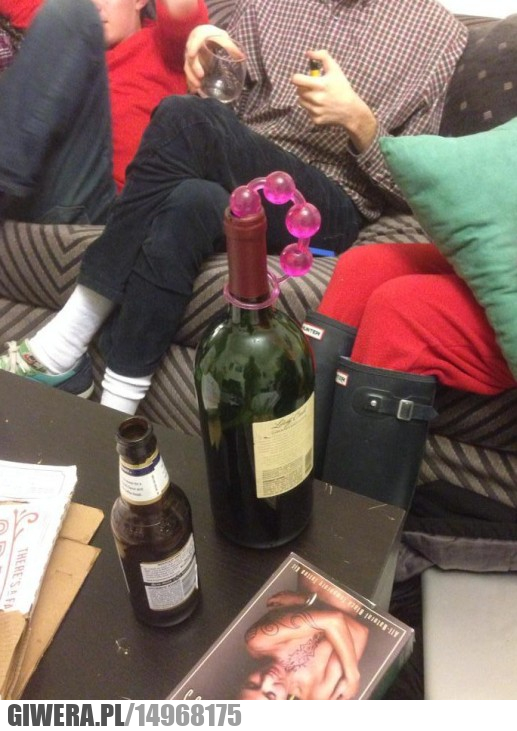 Wino,Dildo,kulki analne