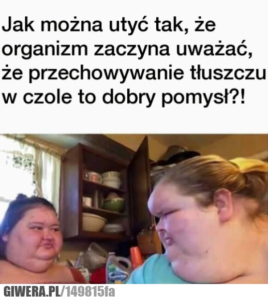 Czoło,tłuszcz