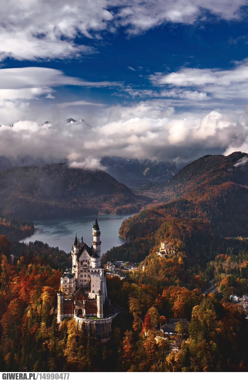 Zamek Neuschwanstein, Bawaria, Earthporn