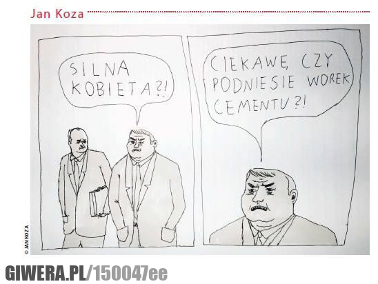 Silna kobieta,cement