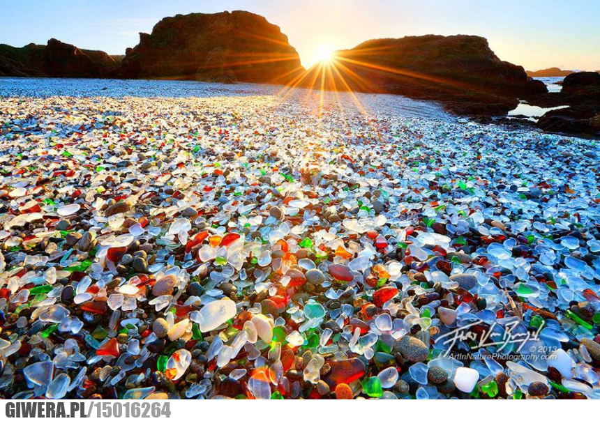 Szklana plaża,Earthporn