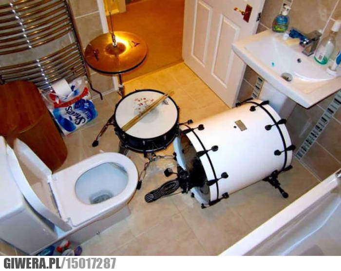 drum,toaleta,wychodek,bebny,lol,wtf,perkusja