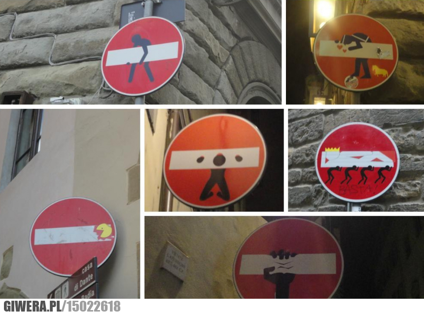 Street Art,znaki,znak