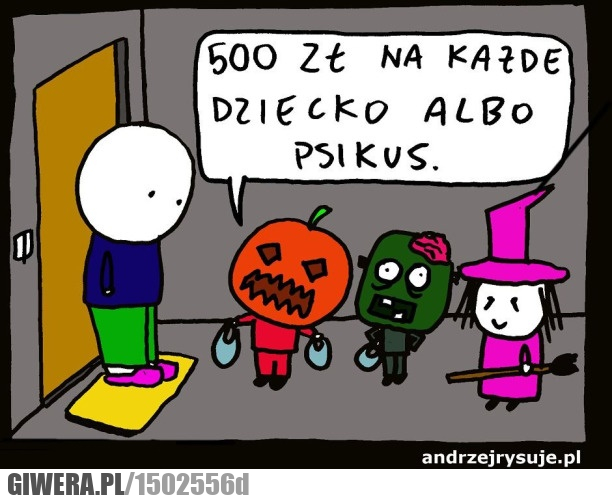 500 zł,dziecko,halloween