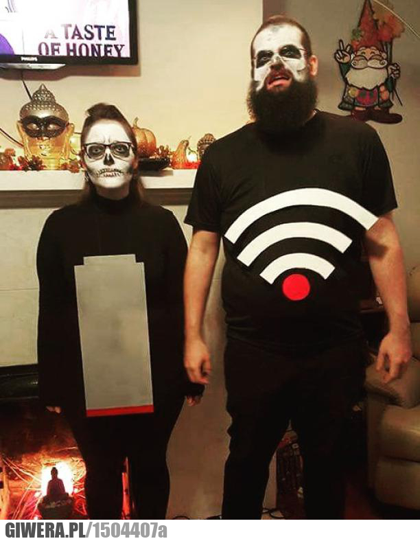 Halloween,przebranie,wifi,bateria