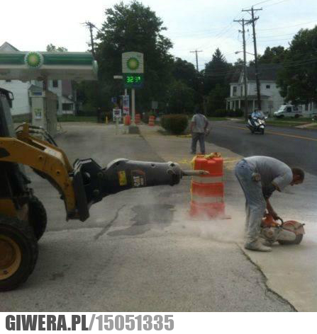 Troll,praca,wiertło