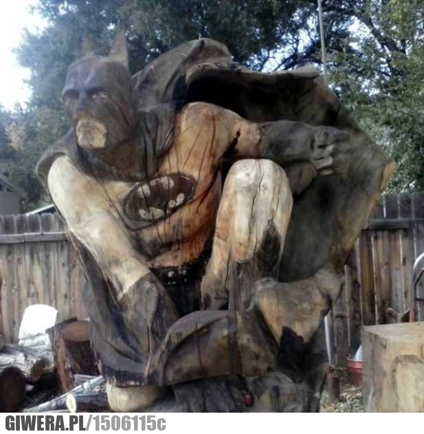 Batman,Drewno,sztuka