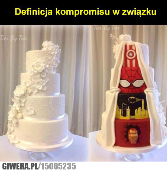 Kompromis,związek,tort,ślub