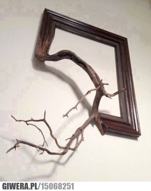 Sztuka,rama,ramka,drzewo