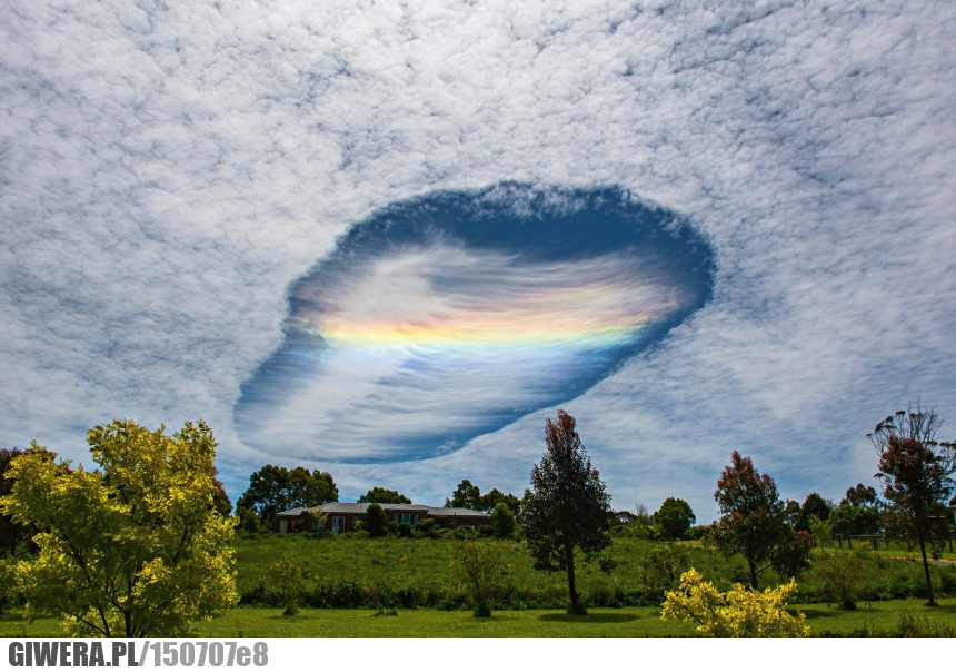 Tęcza,chmury,earthporn