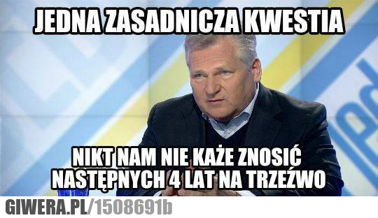 Kwaśniewski,trzeźwość,rząd