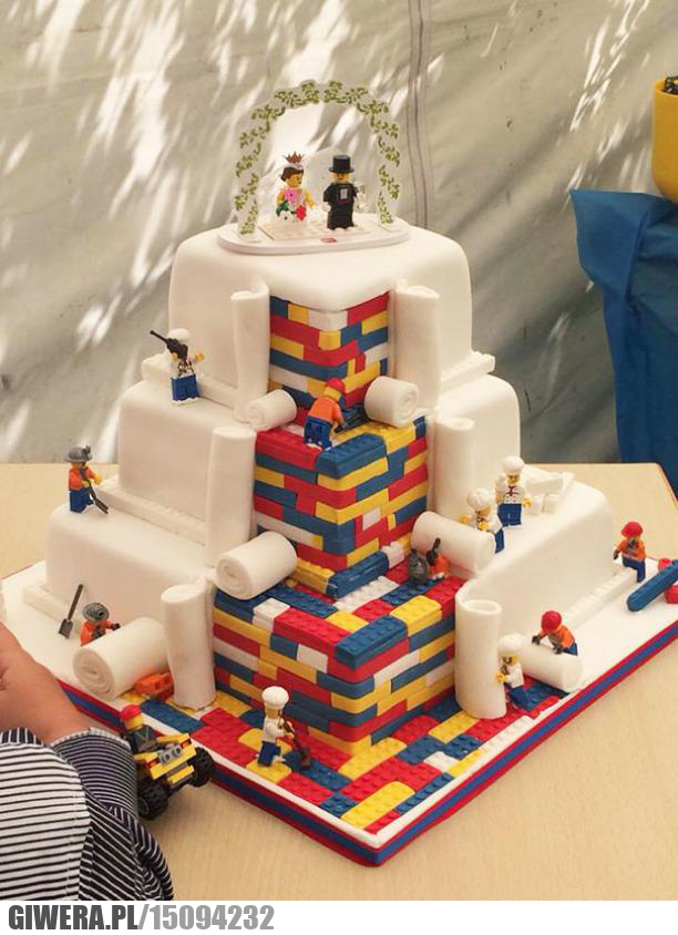 Tort weselny,lego