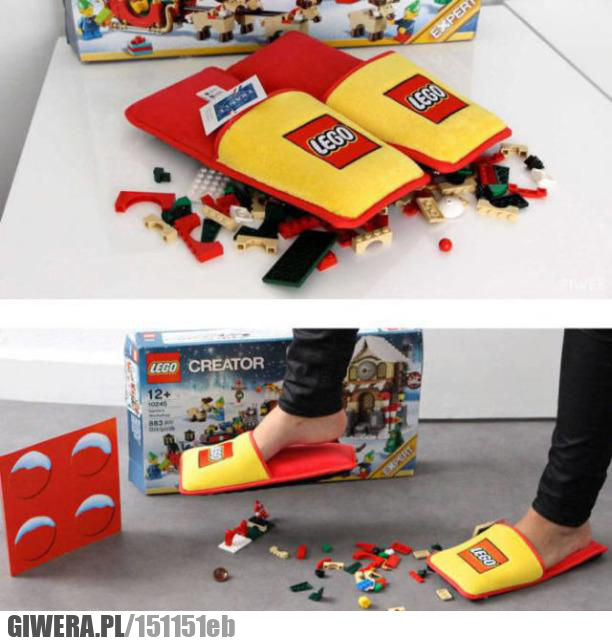 Lego,kapcie