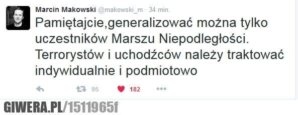 Marsz Niepodległości,Terroryści,Uchodźcy