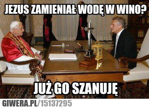 Kwaśniewski,Wino,Papież