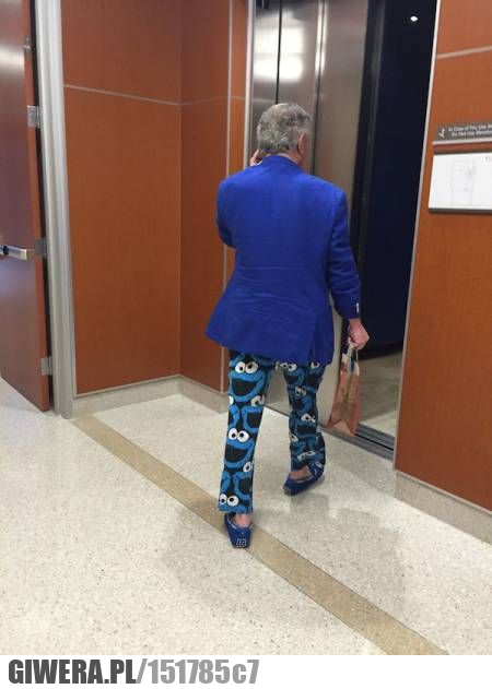 Moda męska,cookie monster