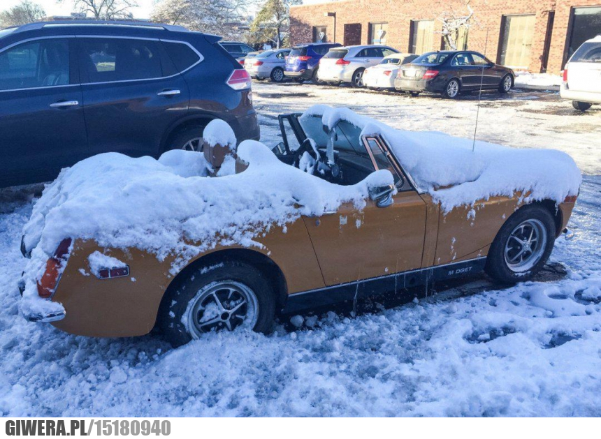Kabriolet,Cabrio,Zima,śnieg