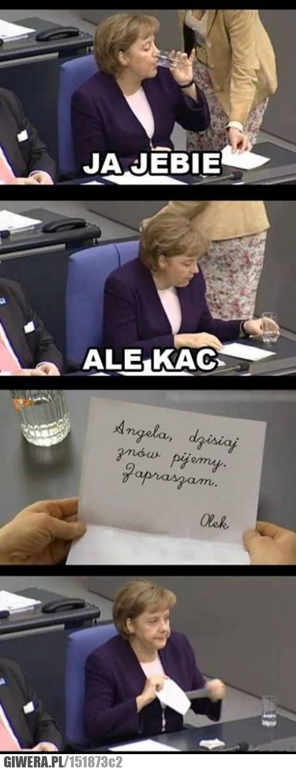 Zaproszenie,kac,Merkel