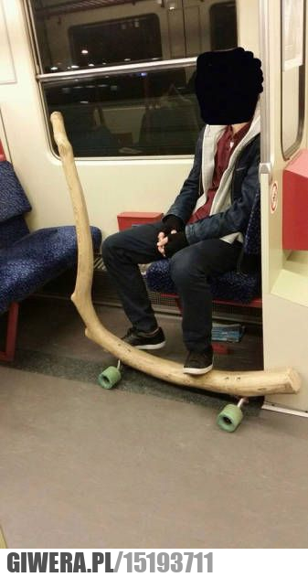 Deskorolka,wtf,pociąg