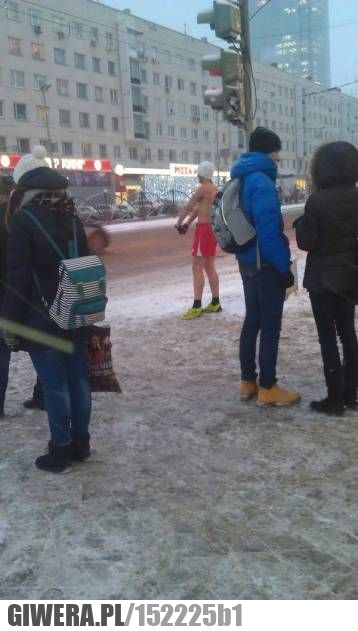 Zima,strój,śnieg,bieganie