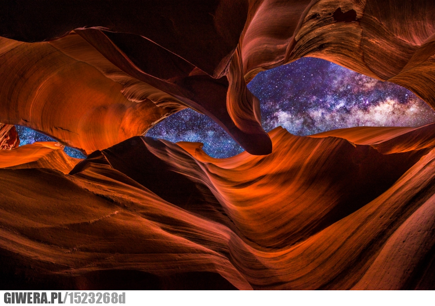 Kanion Antylop,droga mleczna