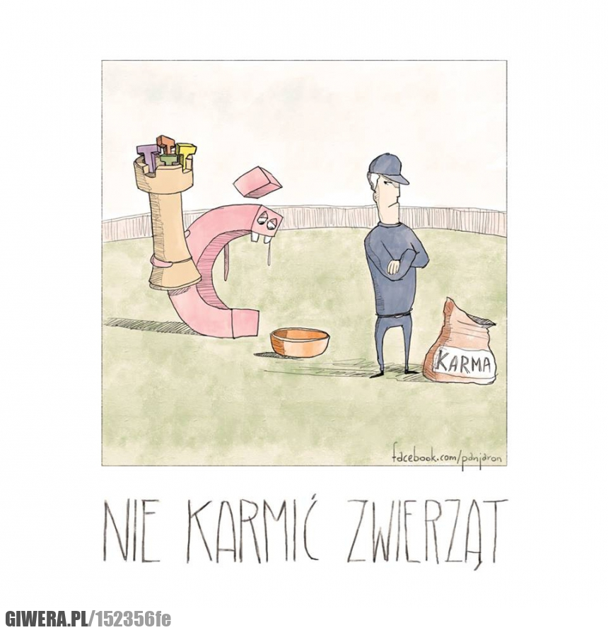 Nie karmić zwierząt,Rebus,Jaroński