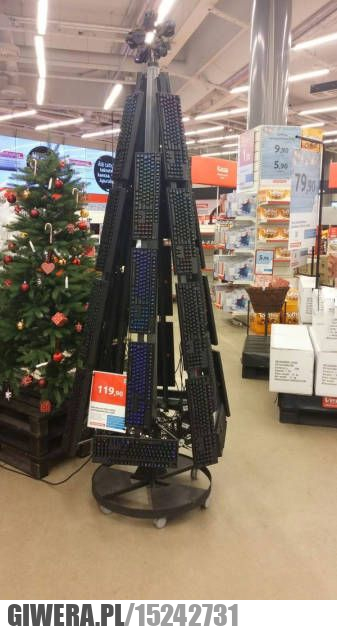 Choinka graczy,klawiatura