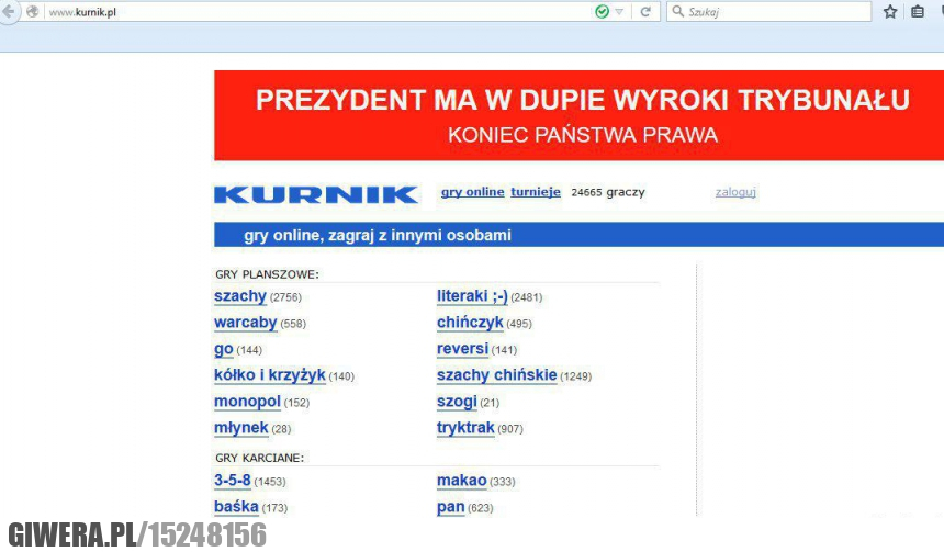 Kurnik,Prezydent