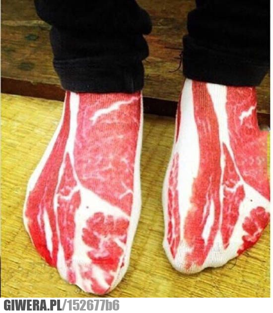 Skarpetki,bekon