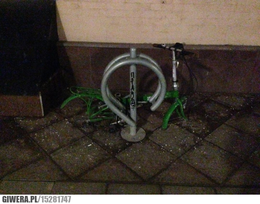Połowa sukcesu,rower,zabezpieczenie