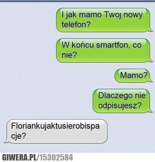 Telefon,mama,spacja